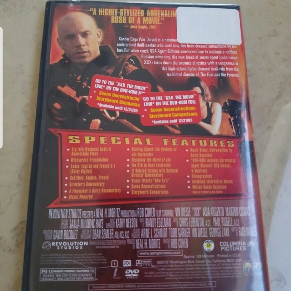 **Host Pick** XXX dvd Vin Diesel - Picture 2 of 2
